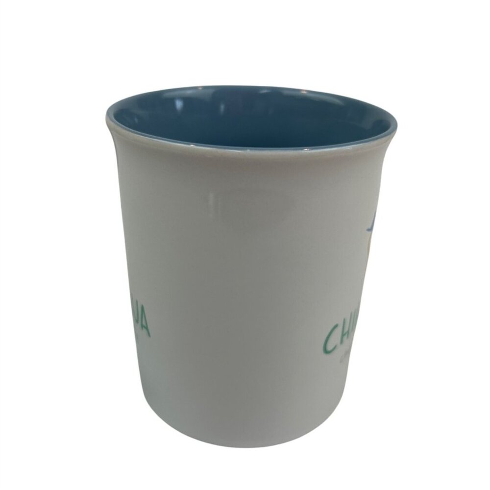 Fringe Studio Chihuahua Ceramic Coffee Mug Blue Interior Cute - Picture 4 of 8